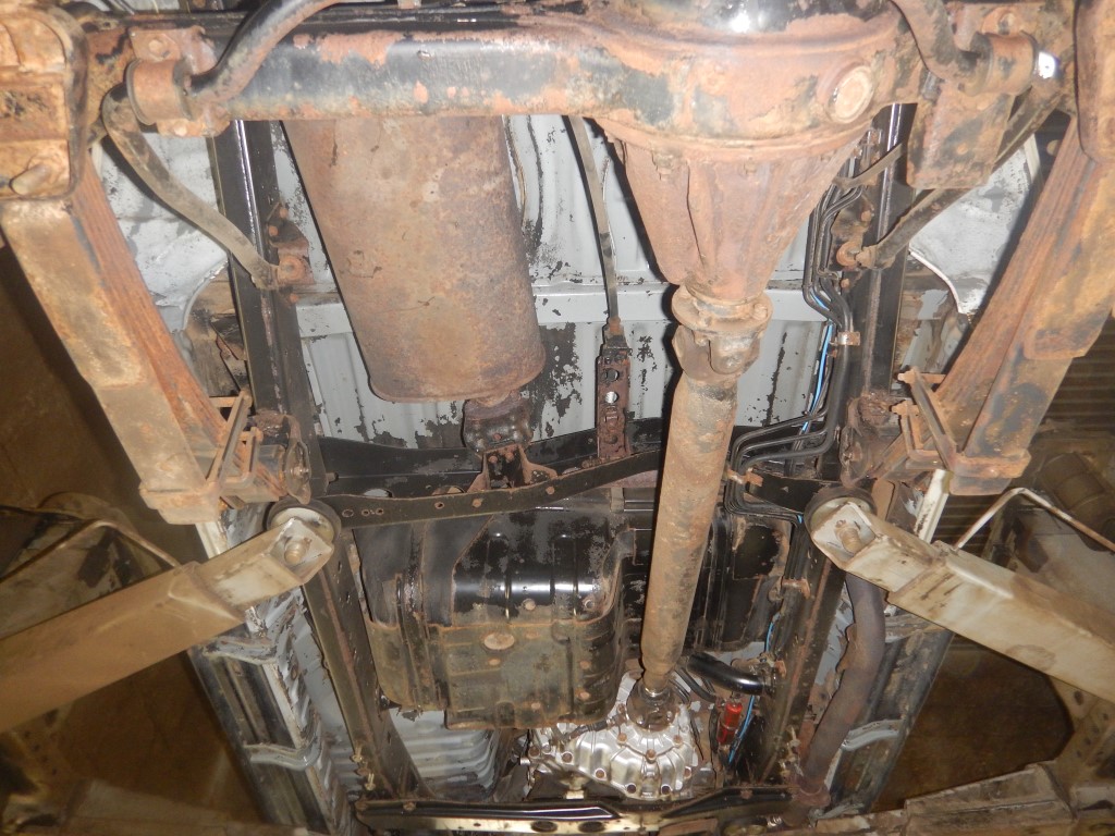 Toyota - zona de eje delantero pintada